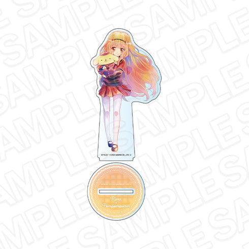 『しゅごキャラ!×サンリオキャラクターズ』デカアクリルスタンド PALE TONE series 真城りま×ポムポムプリン